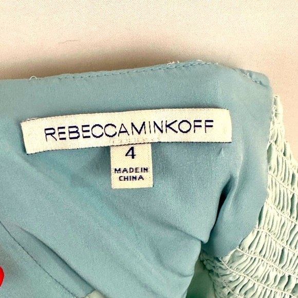 Rebecca Minkoff Romper Pastel Blue Two Tone Keyhole Back  Figure Flatter… - Picture 10 of 15